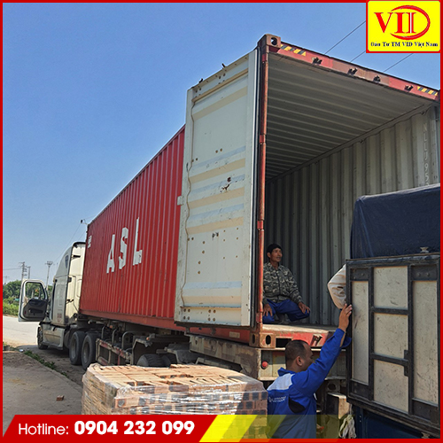 Dịch vụ vận tải hàng hóa bằng container
